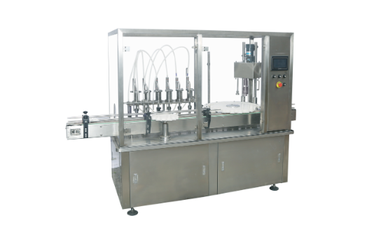 Hand sanitizer filling machine